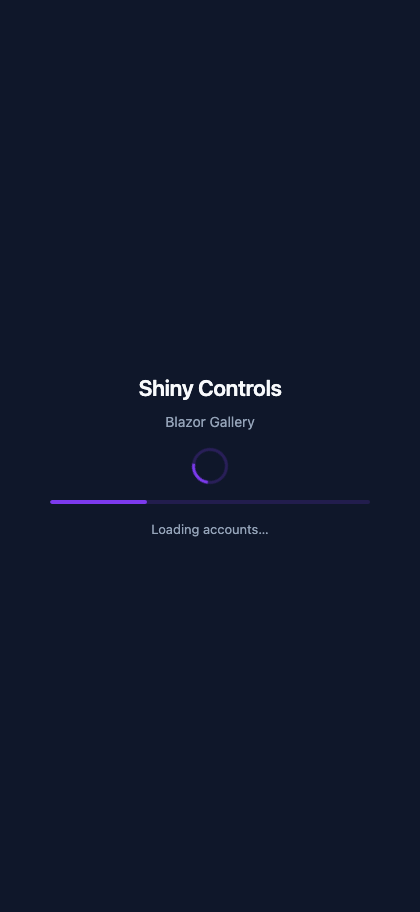 Pre-boot splash with progress on Blazor