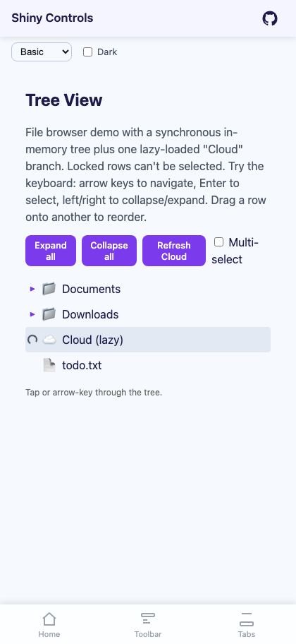 Lazy-load spinner on Blazor